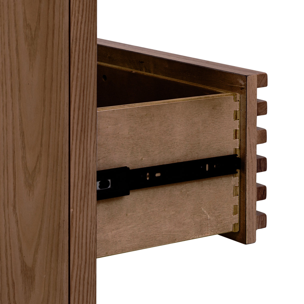 Tanner Six Drawer Ash Wood Dresser in Roux by Modus Furniture at Eve Furniture
