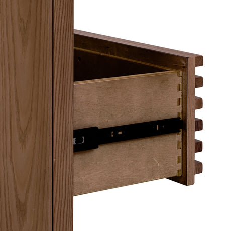 Tanner Six Drawer Ash Wood Dresser in Roux by Modus Furniture at Eve Furniture