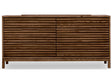 Tanner Six Drawer Ash Wood Dresser in Roux by Modus Furniture at Eve Furniture