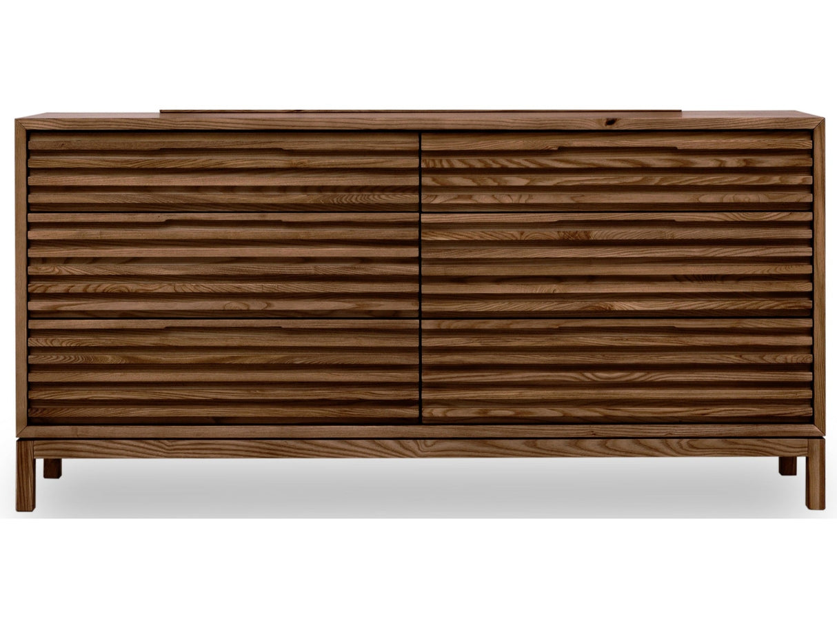 Tanner Six Drawer Ash Wood Dresser in Roux by Modus Furniture at Eve Furniture