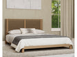 Tanner Solid Ash Eastern King Platform Bed in Flaxen by Modus Furniture at Eve Furniture
