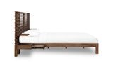 Tanner Solid Ash Queen Wall Bed with Integrated Nightstands in Roux by Modus Furniture at Eve Furniture