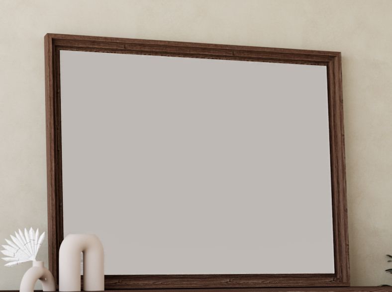 Tanner Wall or Dresser Mirror in Roux by Modus Furniture at Eve Furniture