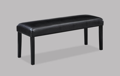 Tanner Black Dining Bench by Crown Mark at Eve Furniture