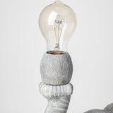Tantor (15.9"H) Gray Resin Elephant Calf Table Lamp by Mercana at Eve Furniture