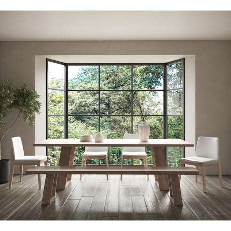 Tanya Grey Dining Table (Rectangular) by MOES at Eve Furniture