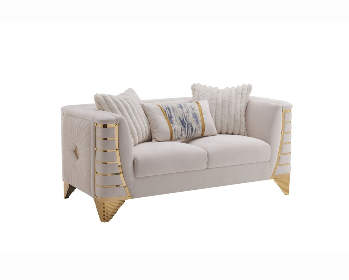 Tanya Luxury Living Room Set by Cosmos Furniture at Eve Furniture
