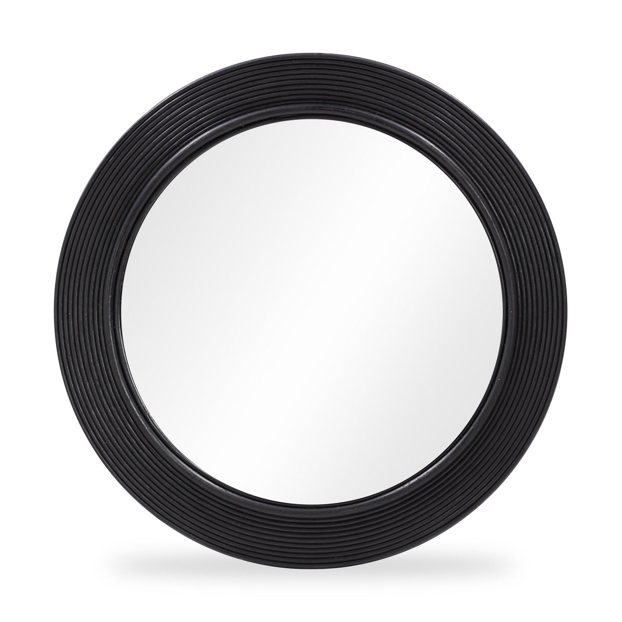 Tanya Rattan Round Wall Mirror by TOV Furniture at Eve Furniture