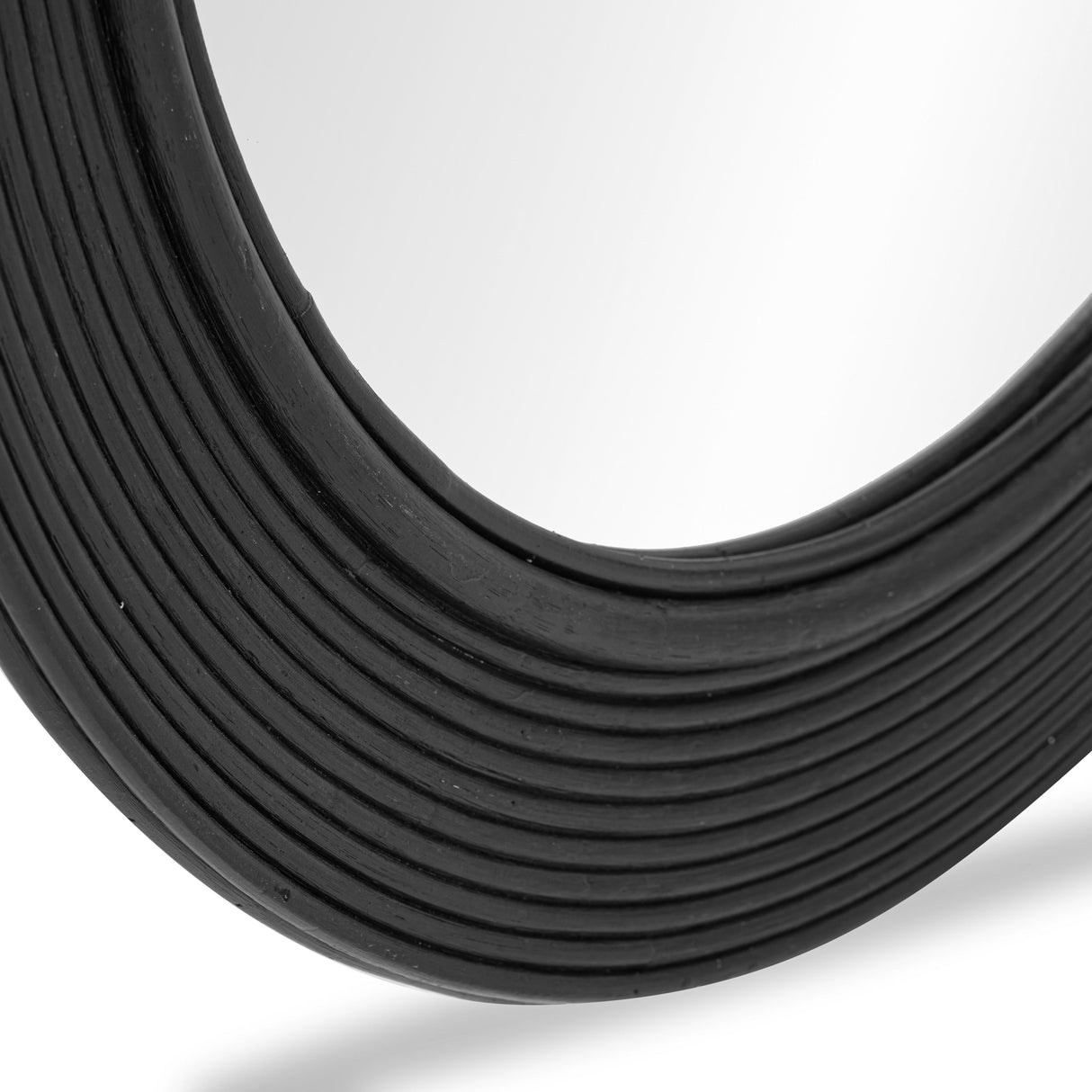 Tanya Rattan Round Wall Mirror by TOV Furniture at Eve Furniture