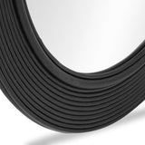 Tanya Rattan Round Wall Mirror by TOV Furniture at Eve Furniture