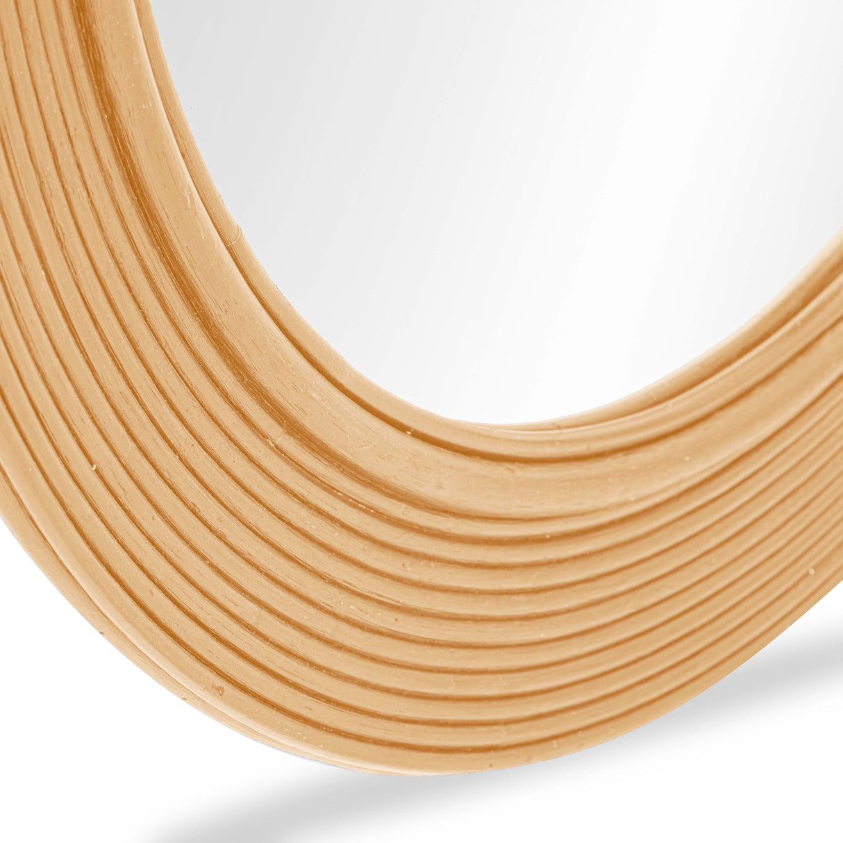 Tanya Rattan Round Wall Mirror by TOV Furniture at Eve Furniture