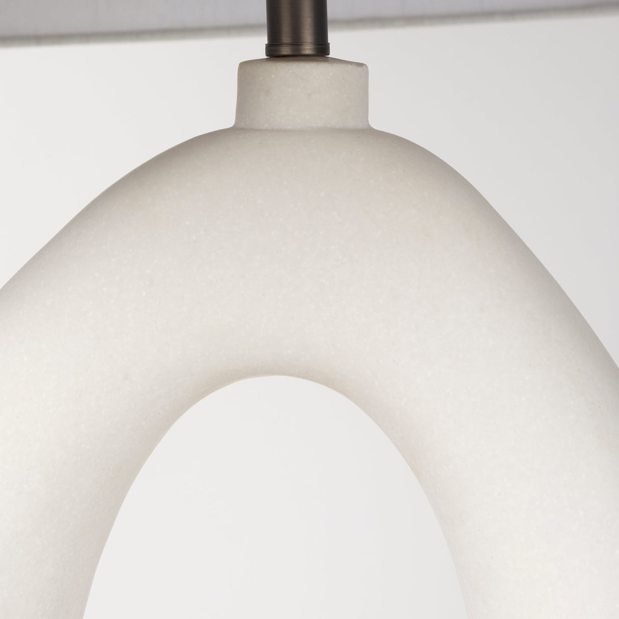 Tao 20.0L x 20.0W x 33.0H Cream Base W/White Shade Table Lamp by Mercana at Eve Furniture