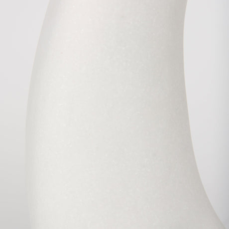 Tao 20.0L x 20.0W x 33.0H Cream Base W/White Shade Table Lamp by Mercana at Eve Furniture