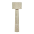 Tapered Natural Chenille Fiber Floor Lamp by TOV Furniture at Eve Furniture