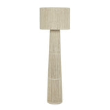 Tapered Natural Chenille Fiber Floor Lamp by TOV Furniture at Eve Furniture