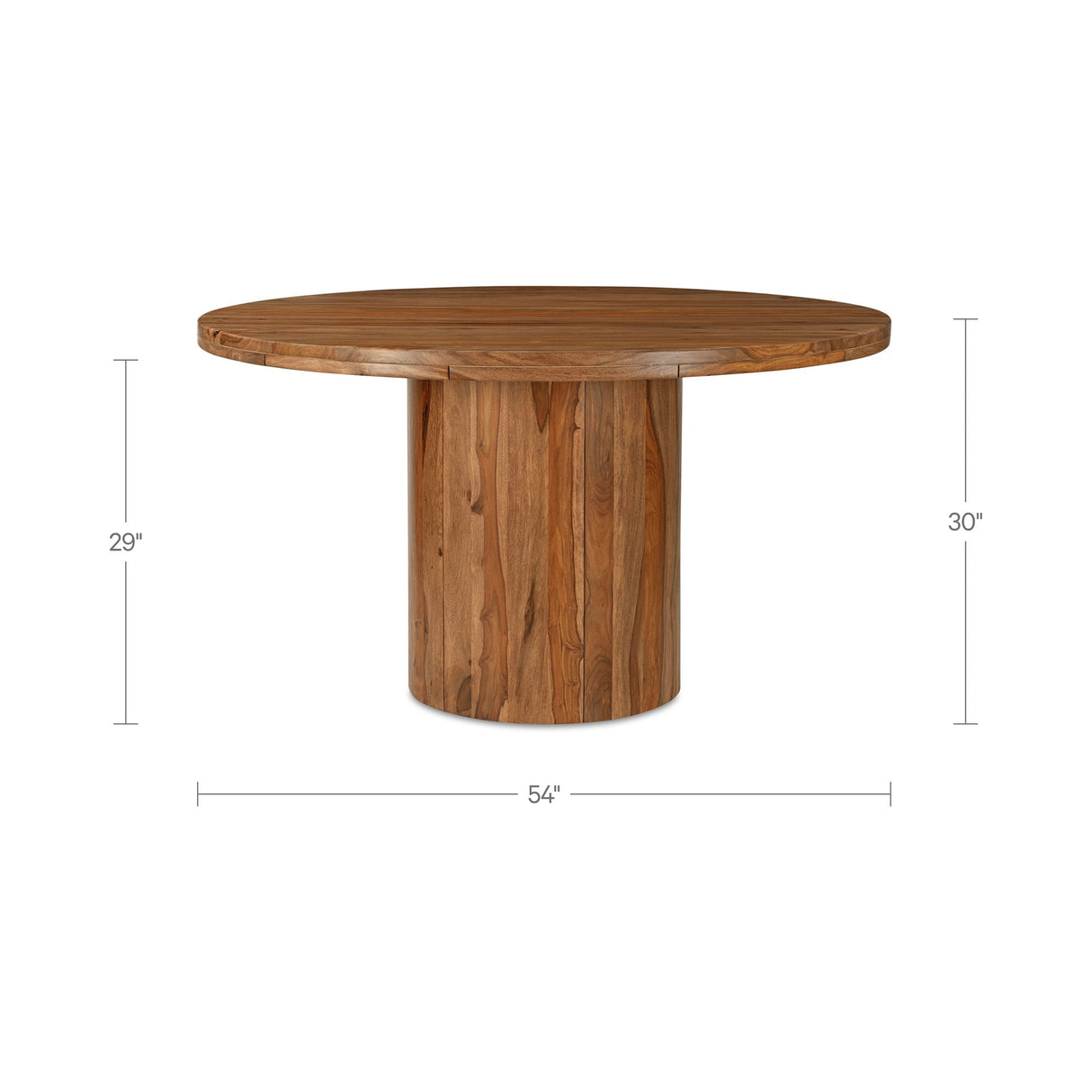Taran Brown Dining Table by Moe's Home at Eve Furniture