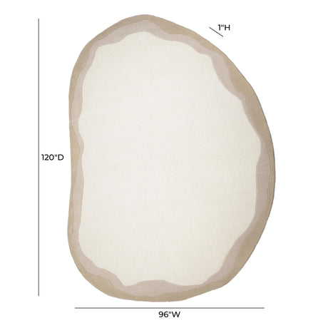 Tarba Organic Floor Rug by TOV Furniture at Eve Furniture