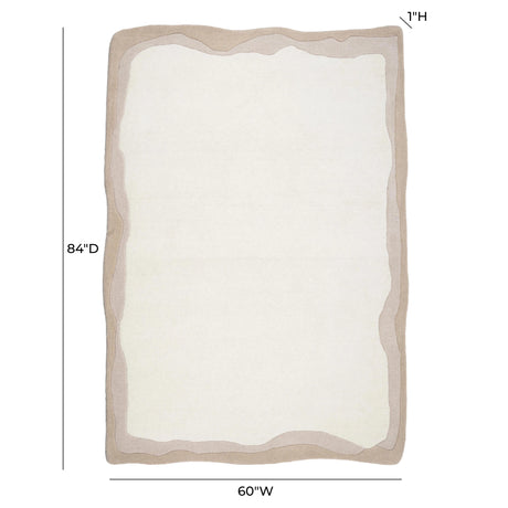 Tarba Rectangular Floor Rug by TOV Furniture at Eve Furniture