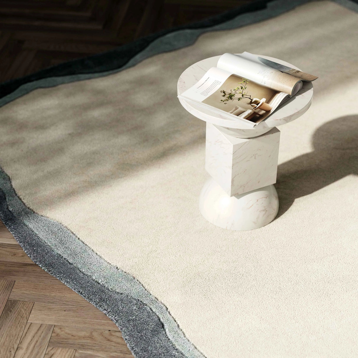 Tarba Rectangular Floor Rug by TOV Furniture at Eve Furniture