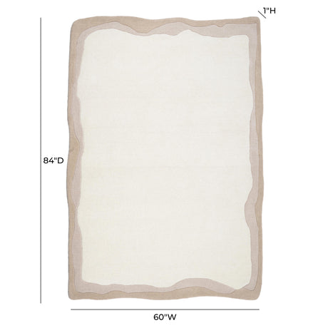 Tarba Rectangular Floor Rug by TOV Furniture at Eve Furniture