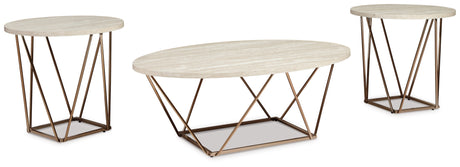 Tarica Two-tone Table by Ashley at Eve Furniture
