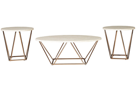 Tarica Two-tone Table by Ashley at Eve Furniture