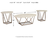 Tarica Two-tone Table by ASHLEY FURNITURE at Eve Furniture