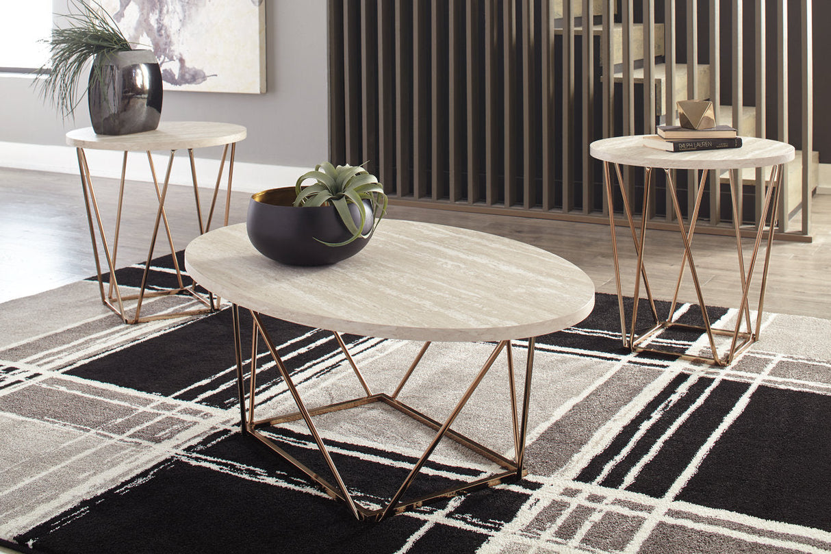 Tarica Two-tone Table by ASHLEY FURNITURE at Eve Furniture