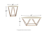 Tarica Two-tone Table by ASHLEY FURNITURE at Eve Furniture