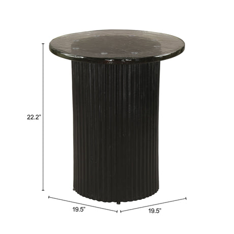 Tarn Side Table Black by Zuomod at Eve Furniture