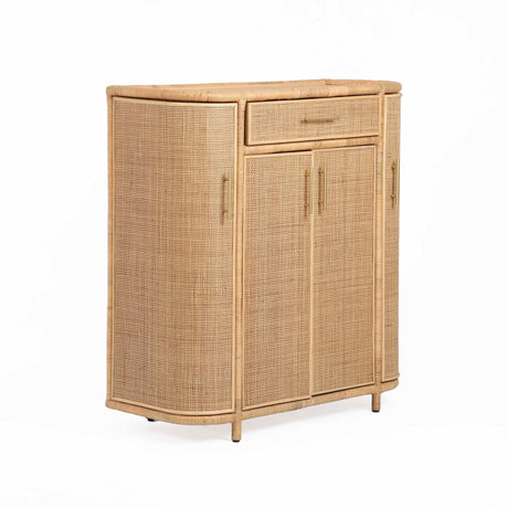 Tarot Natural Rattan Bar Cabinet by TOV Furniture at Eve Furniture