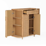 Tarot Natural Rattan Bar Cabinet by TOV Furniture at Eve Furniture