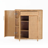 Tarot Natural Rattan Bar Cabinet by TOV Furniture at Eve Furniture