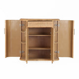 Tarot Natural Rattan Bar Cabinet by TOV Furniture at Eve Furniture