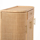 Tarot Natural Rattan Bar Cabinet by TOV Furniture at Eve Furniture