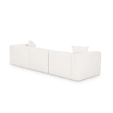 Tarra 118" Cream Performance Chenille Modular Sofa by TOV Furniture at Eve Furniture