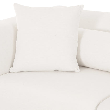 Tarra 118" Cream Performance Chenille Modular Sofa by TOV Furniture at Eve Furniture