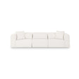 Tarra 118" Cream Performance Chenille Modular Sofa by TOV Furniture at Eve Furniture