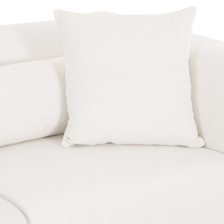 Tarra 4-Piece Cream Performance Chenille Modular U-Sectional by TOV Furniture at Eve Furniture