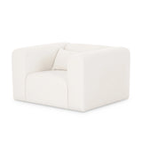Tarra Cream Performance Chenille Armchair by TOV Furniture at Eve Furniture
