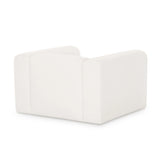Tarra Cream Performance Chenille Armchair by TOV Furniture at Eve Furniture