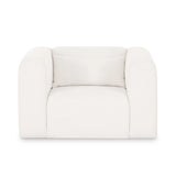 Tarra Cream Performance Chenille Armchair by TOV Furniture at Eve Furniture
