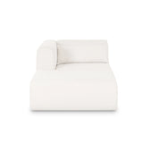 Tarra Cream Performance Chenille Modular Chaise by TOV Furniture at Eve Furniture