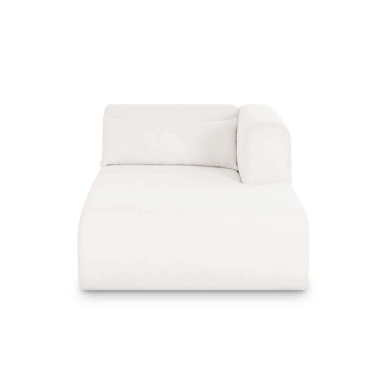Tarra Cream Performance Chenille Modular Chaise by TOV Furniture at Eve Furniture