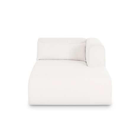 Tarra Cream Performance Chenille Modular Chaise by TOV Furniture at Eve Furniture