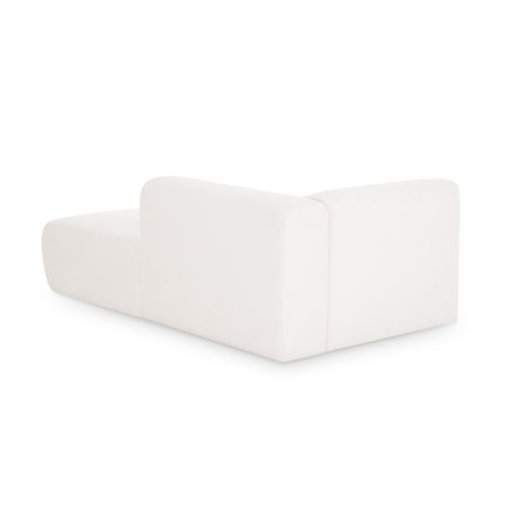 Tarra Cream Performance Chenille Modular Chaise by TOV Furniture at Eve Furniture