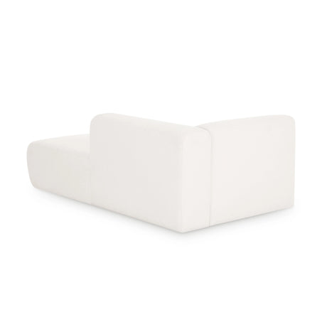 Tarra Cream Performance Chenille Modular Chaise by TOV Furniture at Eve Furniture