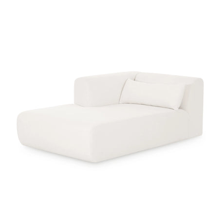 Tarra Cream Performance Chenille Modular Chaise by TOV Furniture at Eve Furniture