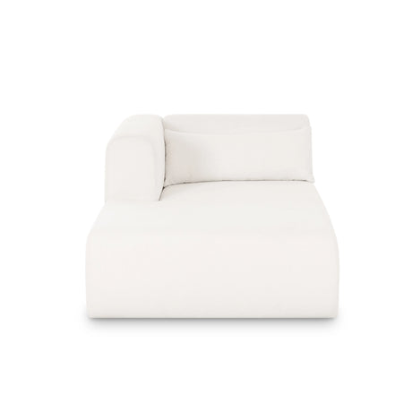 Tarra Cream Performance Chenille Modular Chaise by TOV Furniture at Eve Furniture