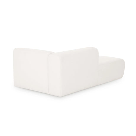 Tarra Cream Performance Chenille Modular Chaise by TOV Furniture at Eve Furniture